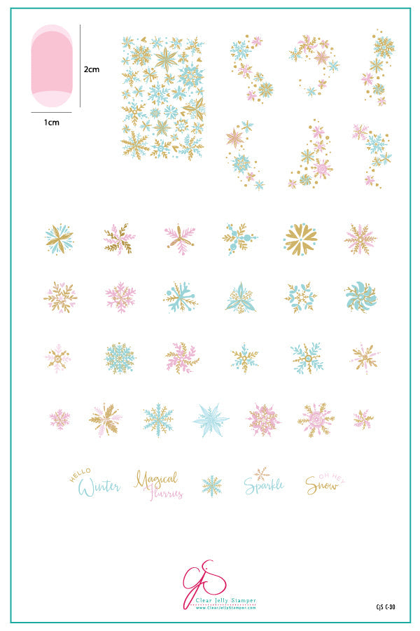 Painted Snowflakes (CjS-C-30)