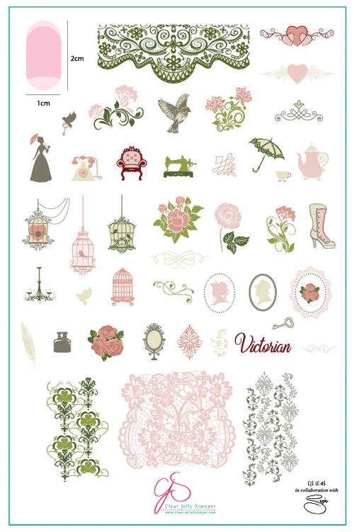 Suzie's Victorian Plate (CjS LC-45)
