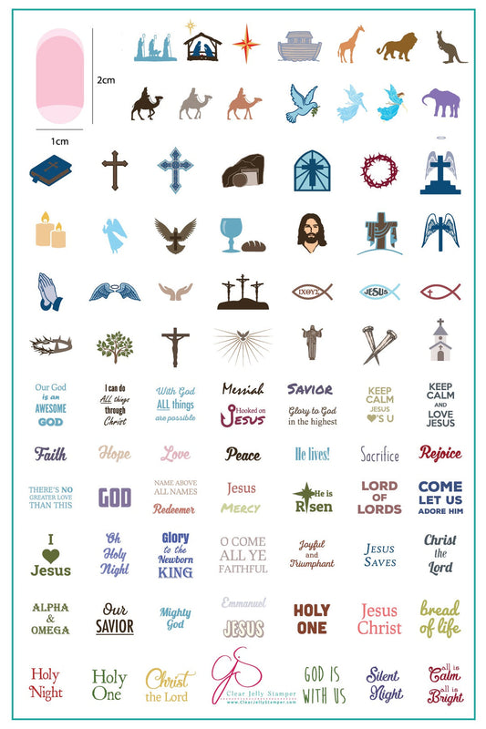 Christian Plate 1 - Hooked on Jesus! (CjSLC-14)