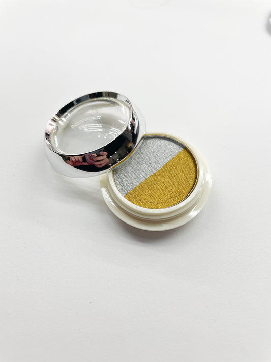 Gold and silver chrome duo